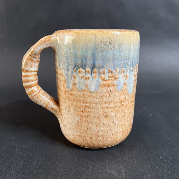 Vintage Handmade Glazed Stoneware Shaker – Rustic Studio Pottery - Picture 1 of 10